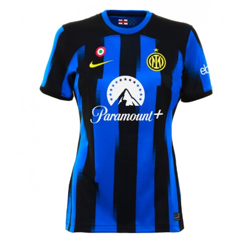 Maillot de foot Inter Milan Henrikh Mkhitaryan #22 Domicile Femmes 2023-24 Manches Courte